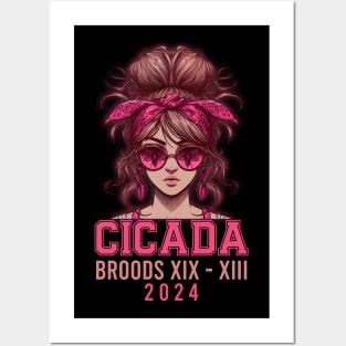 Cicada 2024 Event Brood XIX & XIII Emergence Posters and Art